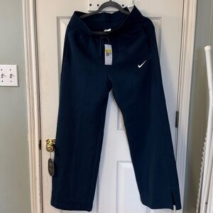 Women's navy blue Nike high waisted lounge pants size small